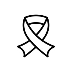 Cancer ribbon icon