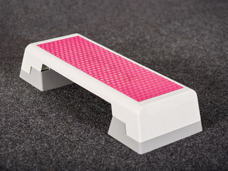 A stepper on the floor