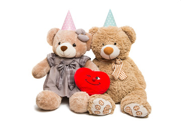 Big Bear soft toy isolated