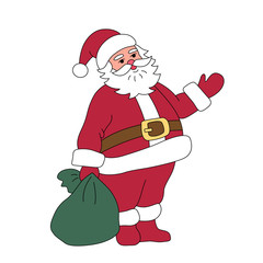 Santa Claus character.