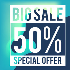 Template Sale Banner Background Abstract