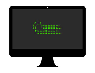 Pixel Icon PC - Schlitten