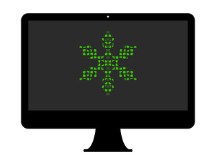 Pixel Icon PC - Schnee