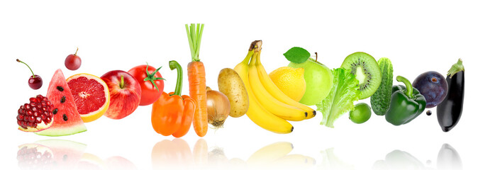 Fresh fruits and vegetables