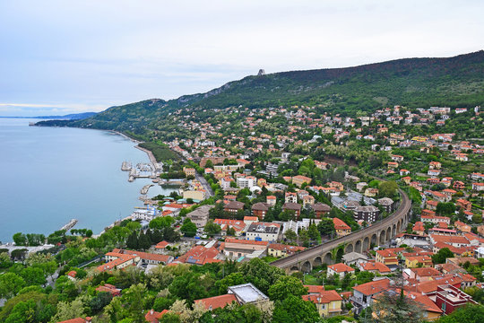 View of Ankaran city, Slovenia