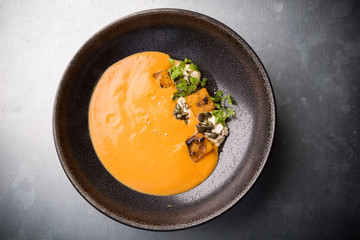 Pumpkin cream soup