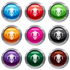 Machine robot set 9 collection