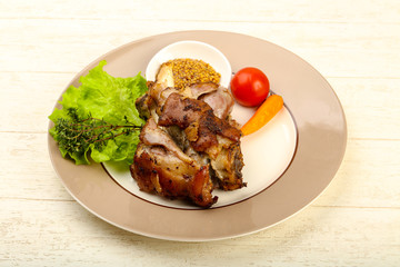 Roasted pork knee