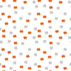 Seamless pattern puzzle.Vector background