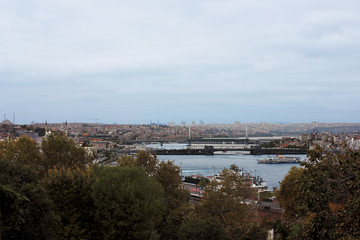 Fototapeta premium View of Istanbul from the Marmara sea