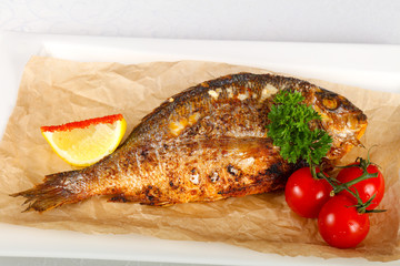 Roasted dorada