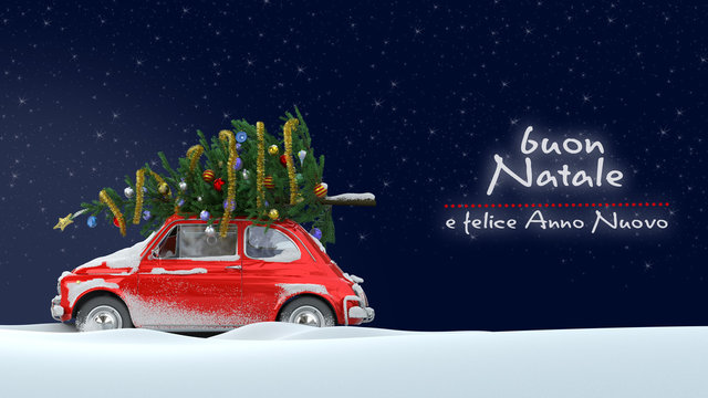 Santa Claus wish us a very Merry Christmas 