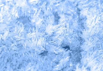 ice crystals as background