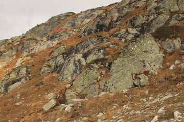 Hochalpine Berglandschaft im Oberengadin (Murtel)