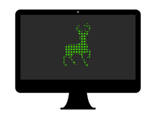 Pixel Icon PC - Rentier