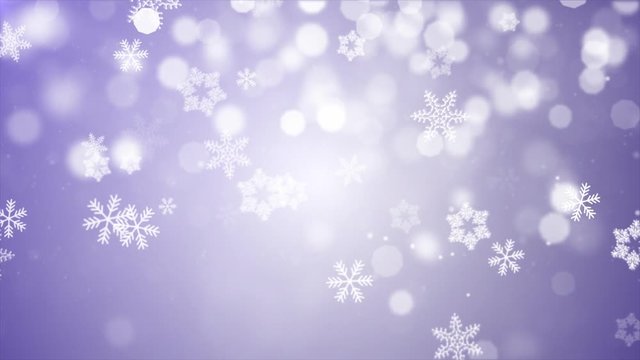 Christmas Falling snowflakes animation background motion graphics with glittering, particles snowflakes and snow background 8