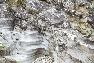 Water washed stones at river Nevis, Scotland