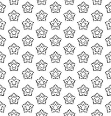 Seamless pattern line star decoration abstract vector background design