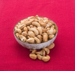 nuts. cashew nuts on the background