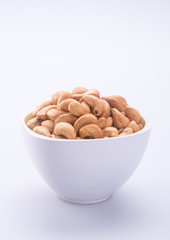 nuts. cashew nuts on the background