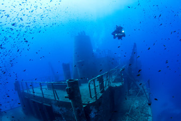 Malta wreck diving - obrazy, fototapety, plakaty