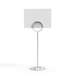 Card holder on isolated white background,3d illustration