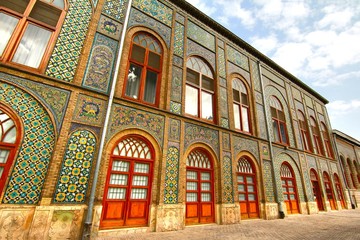 Obraz premium The Golestan Palace in tehran , Iran is the royal Qajar complex at capital city
