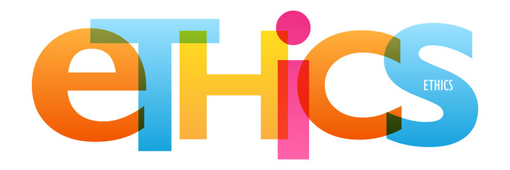 ETHICS Vector Letters Icon