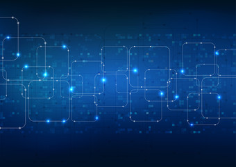 vector abstract background technology illustration communication data security