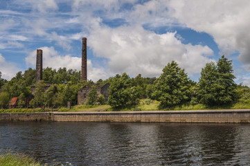 Obraz premium Old Copper Works, Swansea, Wales, UK