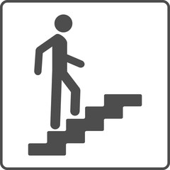 stairway sign, staircase sign