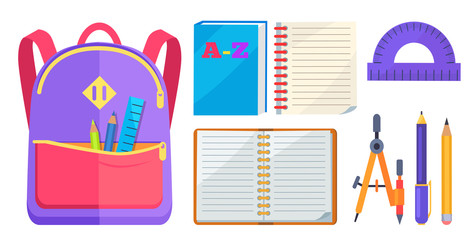 Rucksack Fashionable Model and School Accessory