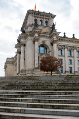 Back view of the Bundestag in Berlin, Germany