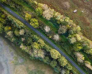Road view from above