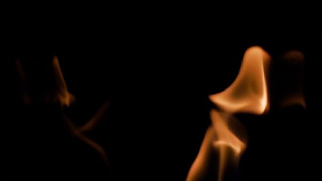This shot of a flame was filmed at 120 frames per second. This fire is a burning liquid fuel so it has no smoke and produces a bright smooth flame. Enjoy!