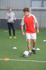 player during trying match