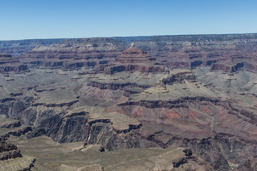 Fototapeta na wymiar View at the Southern Rim of the Grand Canyon in Phoenix, United States of America