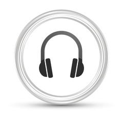 Weißer Button - Headset