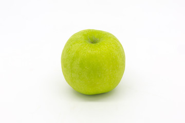 An Apple against a White Background