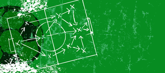 Grungy Soccer / Football design template,free copy space, vector