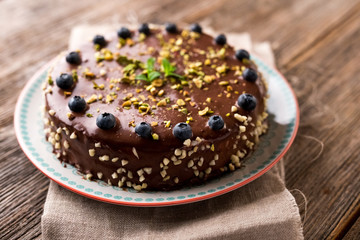 Delicious chocolate cake