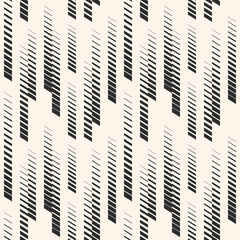 Abstract geometric seamless pattern with vertical halftone lines, tracks, stripes. Extreme sport style illustration, hipster fashion design, urban art. Sports pattern. Urban pattern © Olgastocker
