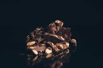 chocolate with nuts