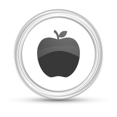 Weißer Button - Apfel - Obst