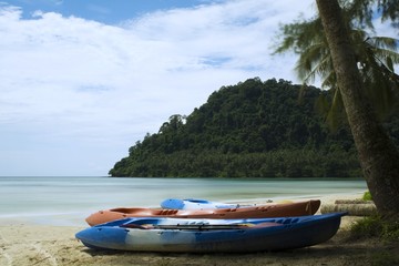 Kayak on the beach.