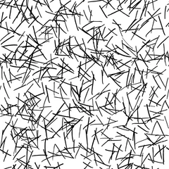 Foto op Plexiglas Scandinavische stijl Vector zwart witte naadloze patronen. Abstracte textuurachtergrond gemaakt met waterverf, inkt en markeringsluiken. Trendy Scandinavisch ontwerpconcept voor mode textieldruk.