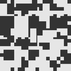 Black and White Abstract Rectangles Art Graphic Design 