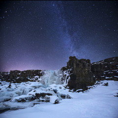 Milky way Iceland