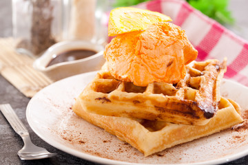 Belgian waffles