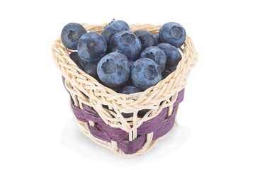 Blueberry in basket